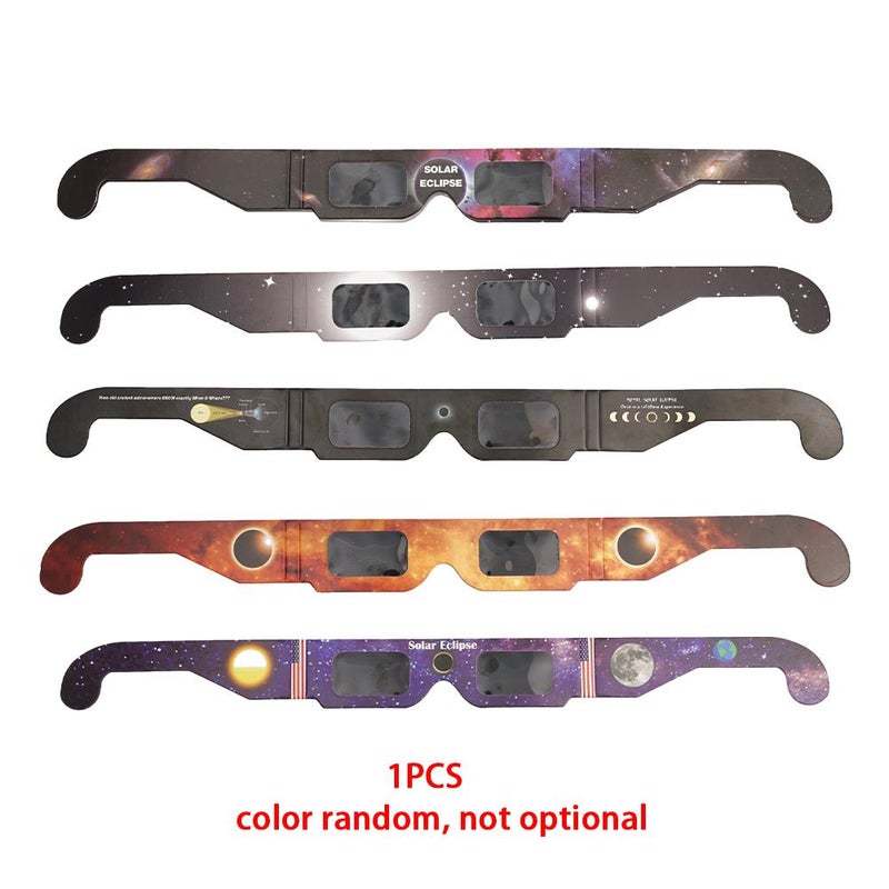 Solar Eclipse Glasses, Paper Solar Eclipse Glasses Protect Eyes Anti-UV Viewing Glasses Safe Shades Total Solar,  Safe Shades for Direct Sun Viewing - Image 4